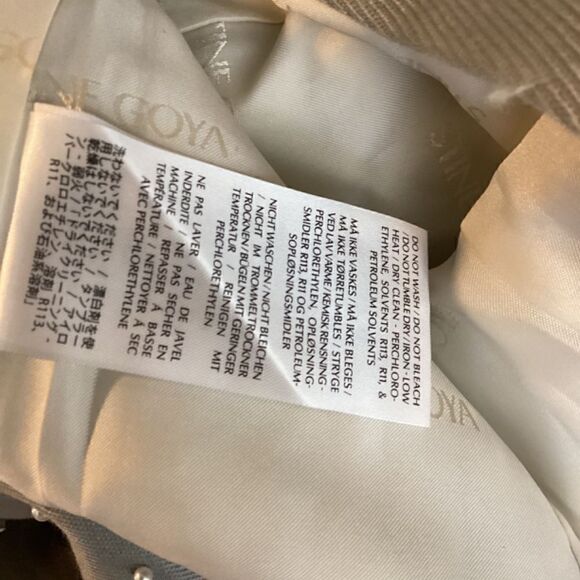 Stine Goya Aly Crystal Clusters Rhinestone Sleeveless Gray Midi Dress XXS - Picture 13 of 16